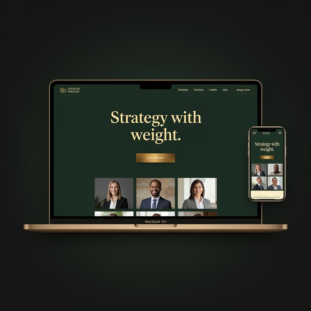 The Partner template preview